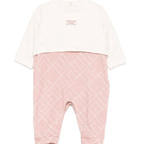 Elisabetta Franchi La Mia Bambina Completo Tutina Milk/Sunrise per Neonate