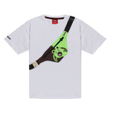 Sprayground Kids T-shirt Bianca Green Bear Pouch per Bambini