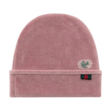 Gabriella Gucci Kids Berretto in Ciniglia Rosa Antico per Neonate