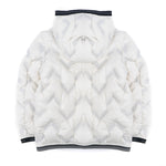 Blauer Kids Giubbino con Cappuccio Bianco Neve con Elastico a Contrasto IER JUNIOR per Bambini