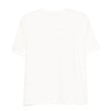 Pinko Kids T-Shirt Bianco con Stampa per Bambine
