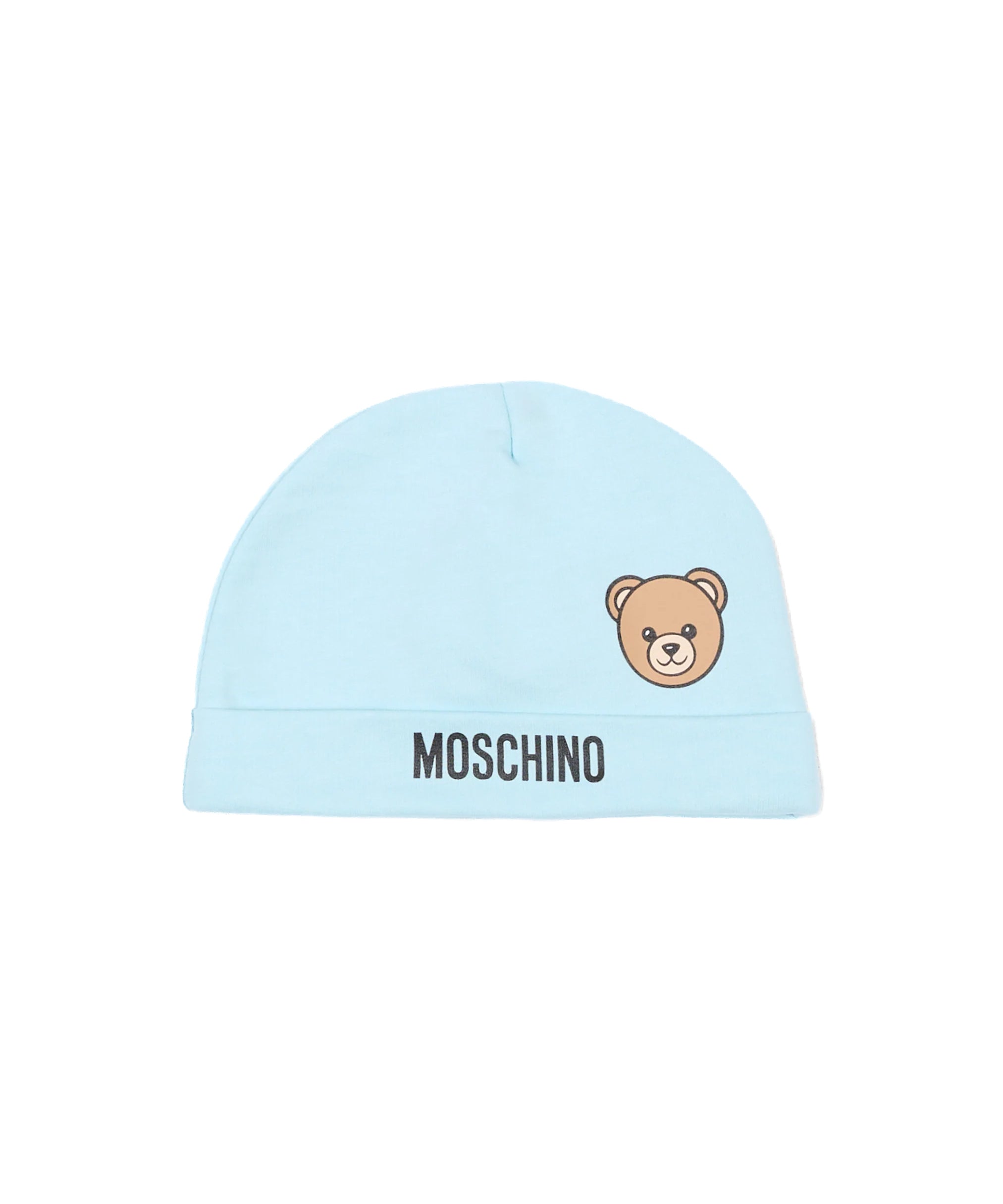 Moschino Kids Cappello con Stampa Logo Teddy Bear per Neonati