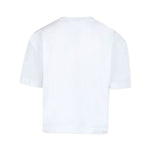 MSGM Kids T-Shirt Bianca con Stampa per Bambine (retro)
