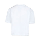 MSGM Kids T-Shirt Bianca con Stampa per Bambine (retro)