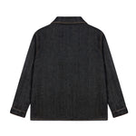 I'M Brian Kids Camicia din Denim con Tasca Frontale per Bambini