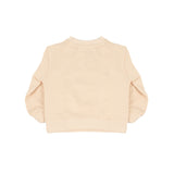 Elisabetta Franchi La Mia Bambina Felpina Rosa con Logo per Neonate