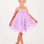 Angel's Face Abito Lilla in Tulle per Bambine