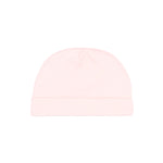 Moschino Kids Cappellino Rosa in Cotone con Stampa Teddy Bear e Logo per Neonate
