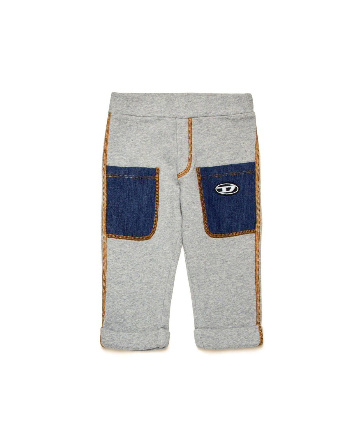 Diesel Kids Pantaloni in Tuta Grigi/Blu per Neonati