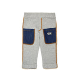 Diesel Kids Pantaloni in Tuta Grigi/Blu per Neonati