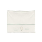 Marlù Kids Lenzuolino Vaniglia con Ricamo Verde Salvia Unisex
