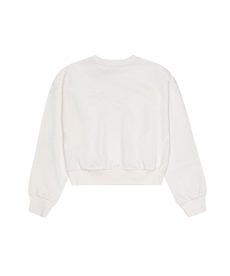 Iceberg Kids Felpa Off-White con Stampa Logo Unisex