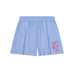 Iceberg Kids Short Sky a Righe con Logo per Bambini