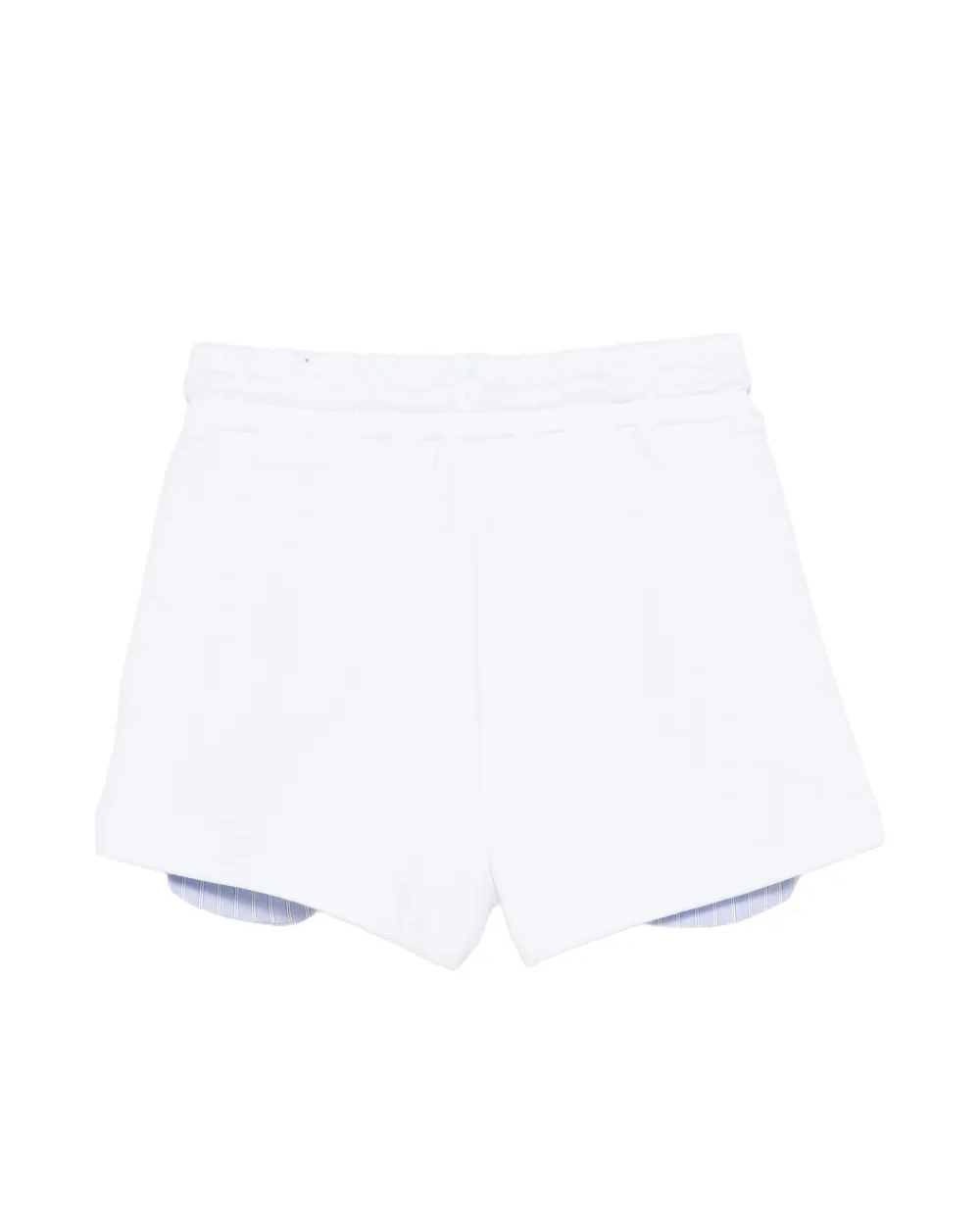 Barrow Kids Short Off-White con Stampa Logo per Bambine