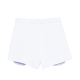 Barrow Kids Short Off-White con Stampa Logo per Bambine