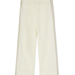 Palm Angels Kids Pantalone Bianco con Logo per Bambine