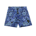 4GIVENESS Costume Boxer Fantasia Floreale Blu per Bambini
