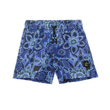 4GIVENESS Costume Boxer Fantasia Floreale Blu per Bambini