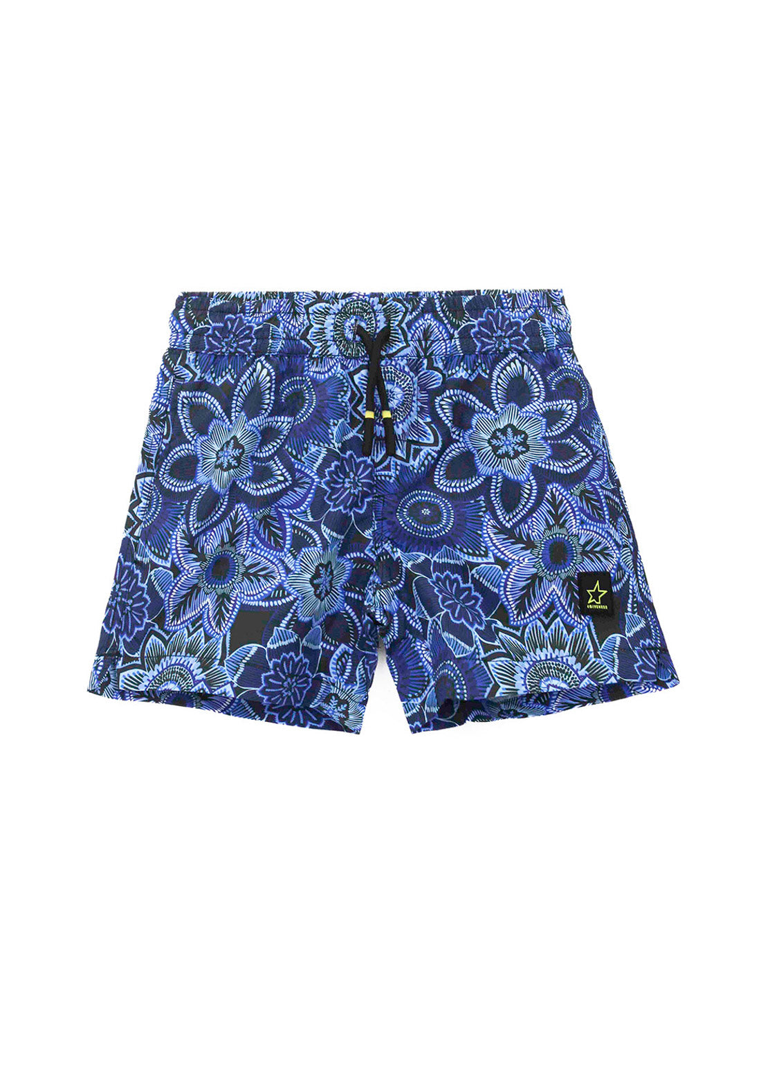 4GIVENESS Costume Boxer Fantasia Floreale Blu per Bambini