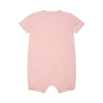 Moschino Kids Tutina Rosa con Stampa Colorful per Neonate