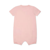 Moschino Kids Tutina Rosa con Stampa Colorful per Neonate