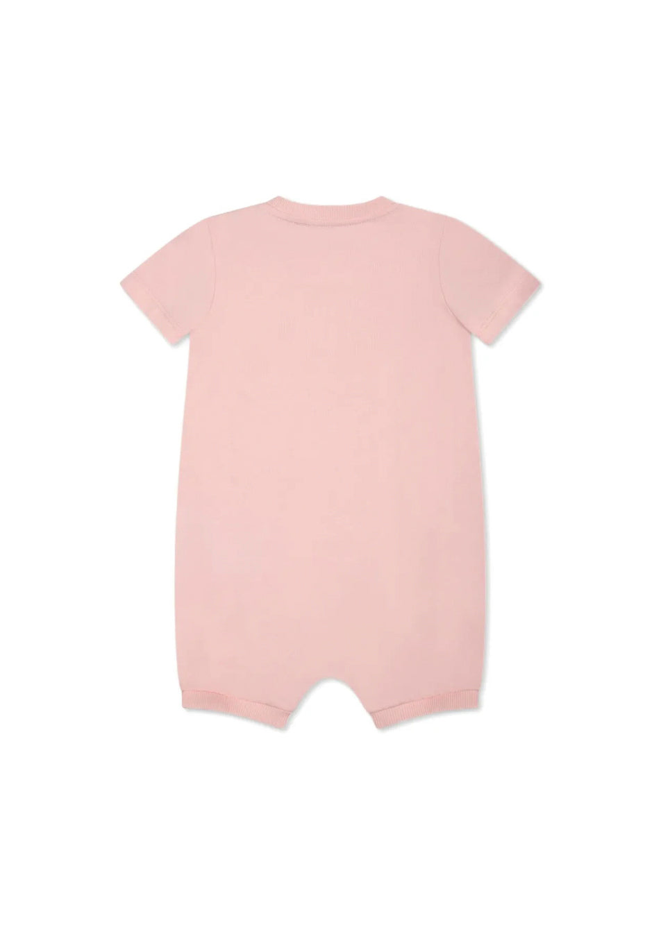 Moschino Kids Tutina Rosa con Stampa Colorful per Neonate