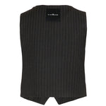 John Rihmond Kids Gilet Grigio a Righe per Bambini