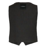 John Rihmond Kids Gilet Grigio a Righe per Bambini