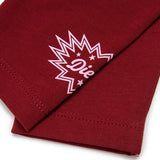 Diesel Kids Leggins Bordeaux con Logo per Neonate