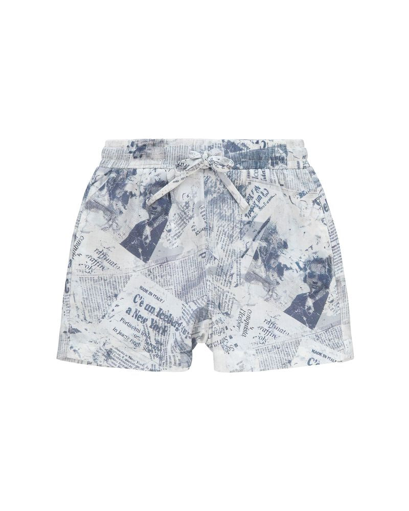 Iceberg Kids Bermuda Bianco Fantasia per Neonati