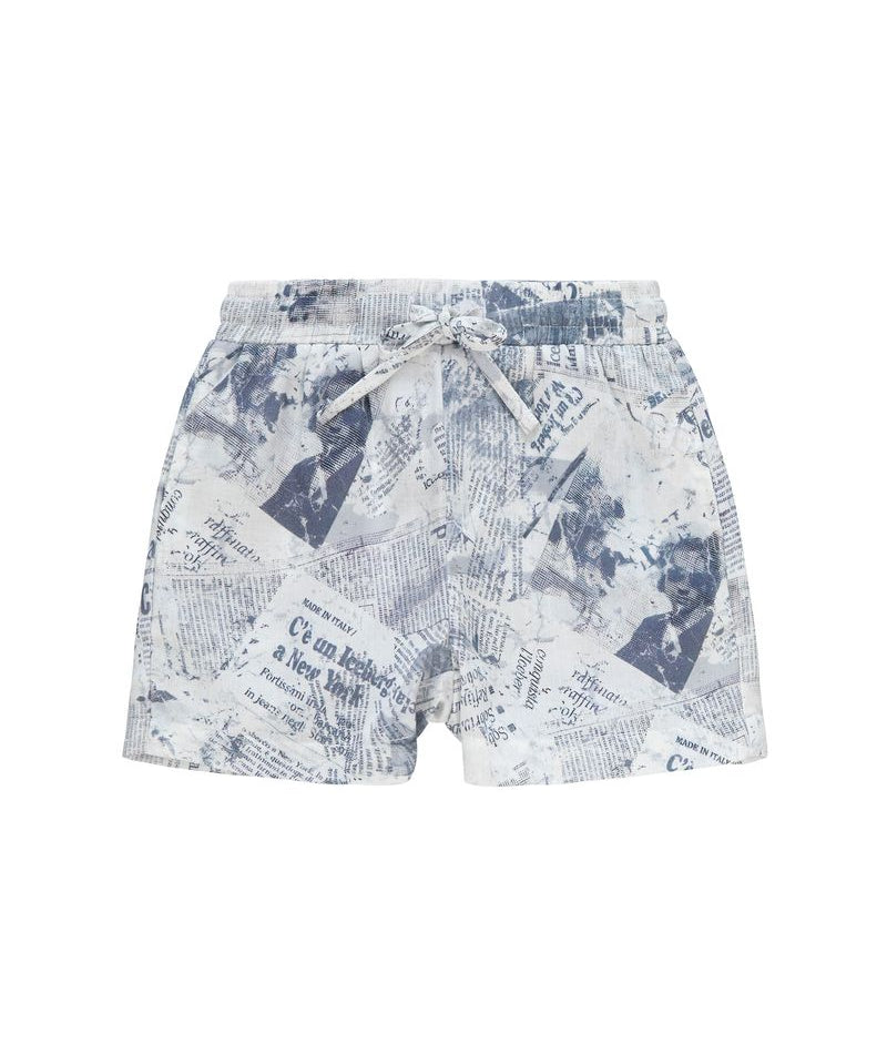 Iceberg Kids Bermuda Bianco Fantasia per Neonati