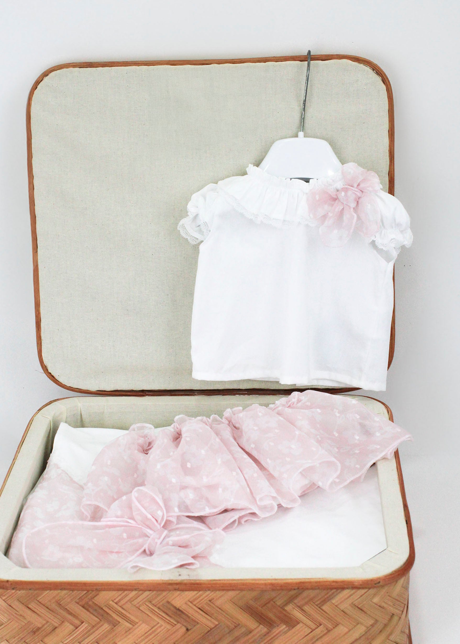 Deolinda Completo Rosa per Neonate