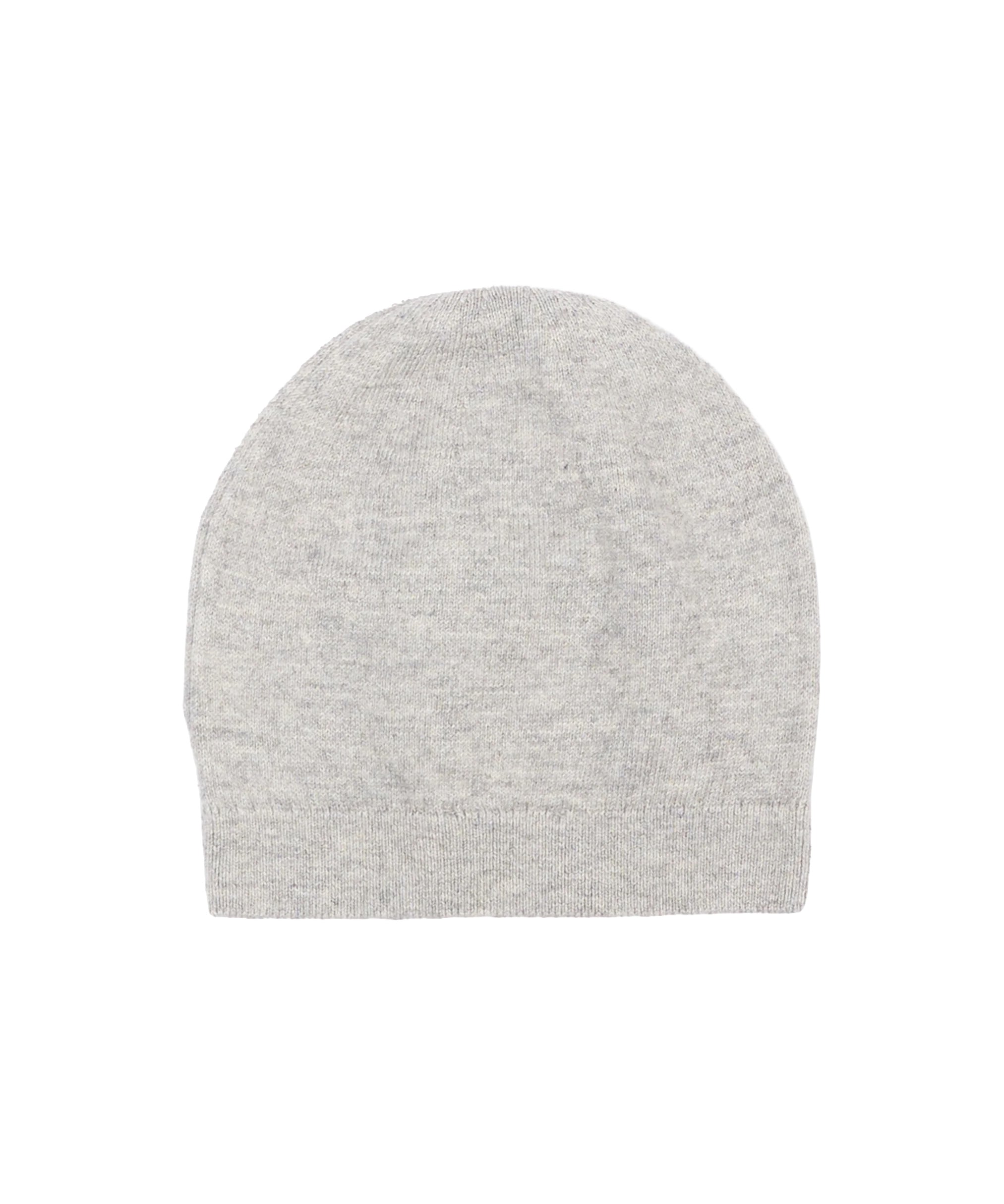 Moschino Kids Cappellino Grigio in Maglia con Teddy Bear e Logo Unisex