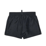 Dsquared2 Kids Costume Nero con Stampa Logo per Neonati