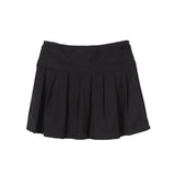 Pinko Kids Gonna Nera con Pieghe e Fibbia per Bambine (retro)