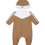 Boss Kids Tutina Biscotto con Cappellino per Neonati