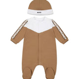 Boss Kids Tutina Biscotto con Cappellino per Neonati