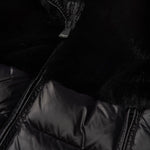 Blauer Kids Giubbino Nero con Fur per Bambine (dettaglio)