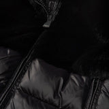 Blauer Kids Giubbino Nero con Fur per Bambine (dettaglio)