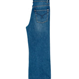 Patrizia Pepe Blue Denim Jeans Wide Leg for Girls