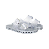 Sensi Kids Jelly Silver Double Band Sandal for Girls