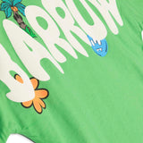 Barrow Kids T-shirt Verde con Stampa 