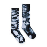 Dsquared2 Kids Calzini Neri con Fantasia Tie Dye