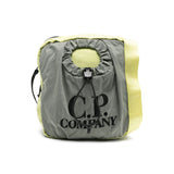 C.P. Company Kids Borsa a Spalla Verde con Ricamo per Bambini(FRONTE)