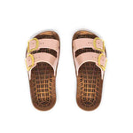 Sensi Kids Prestige Sandalo Cipria Doppia Fascia per Bambine (da sopra)