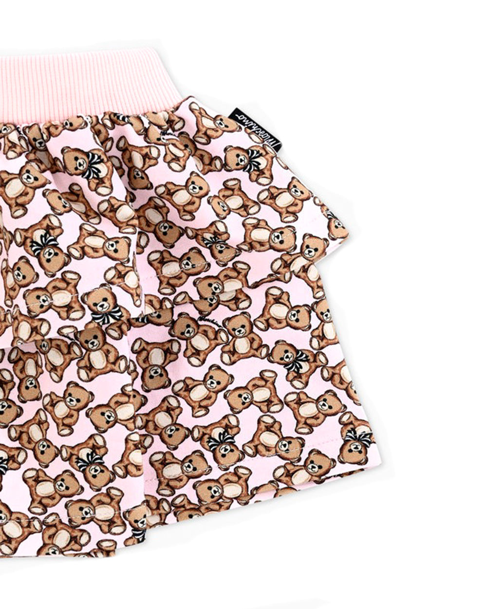 Moschino Kids Gonna Rosa con Teddy Bear per Neonate