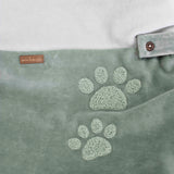 Minibanda Coperta Verde Salvia con Ricamo per Neonati