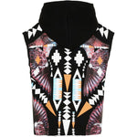 Marcelo Burlon County of Milan Felpa Smanicata Nero con Stampa per Bambini