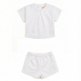Elisabetta franchi la mia bambina Set Completo 2pz. Avorio per Neonate