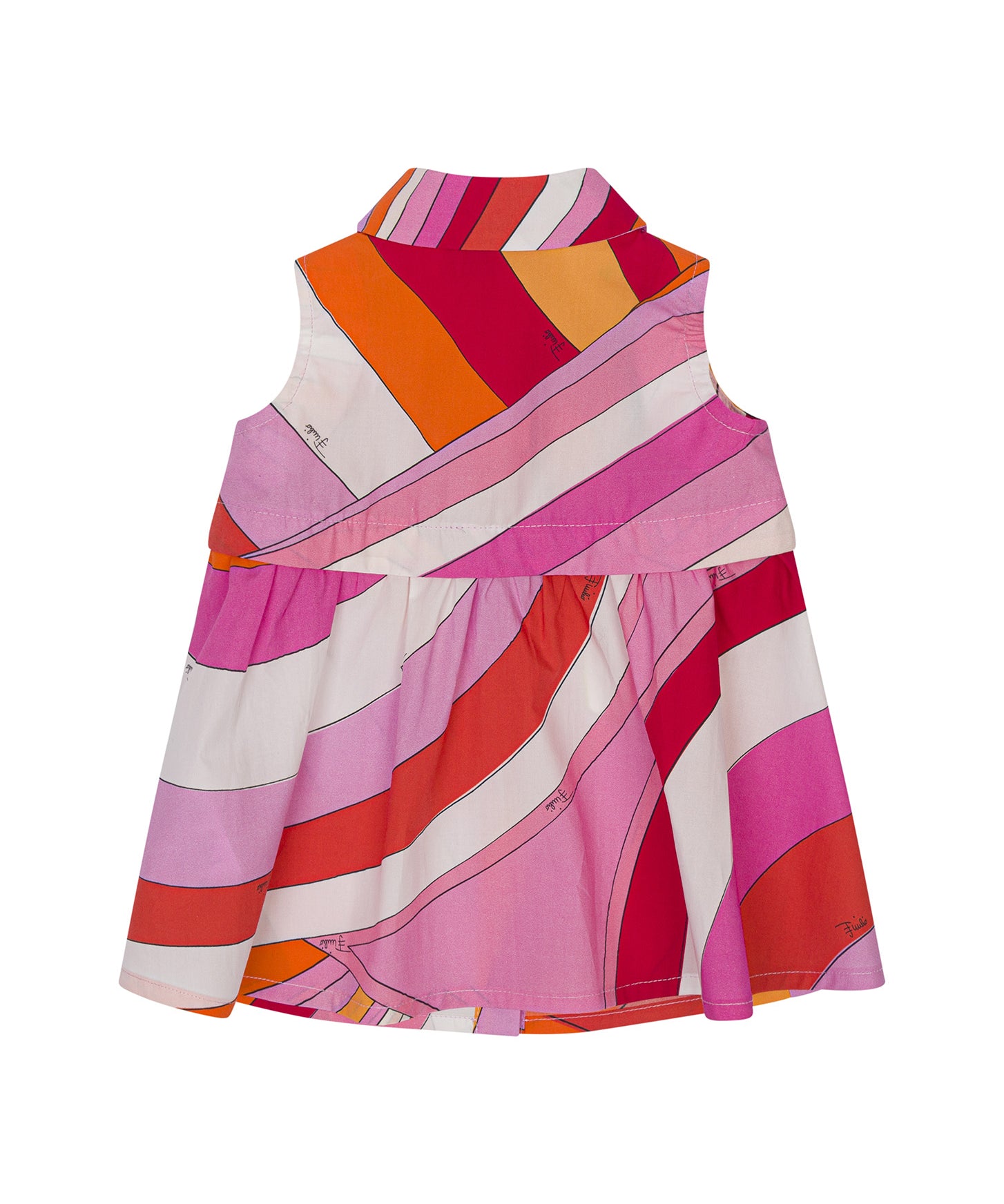 Emilio Pucci Kids Abito/Camicione a Fantasia per Neonate